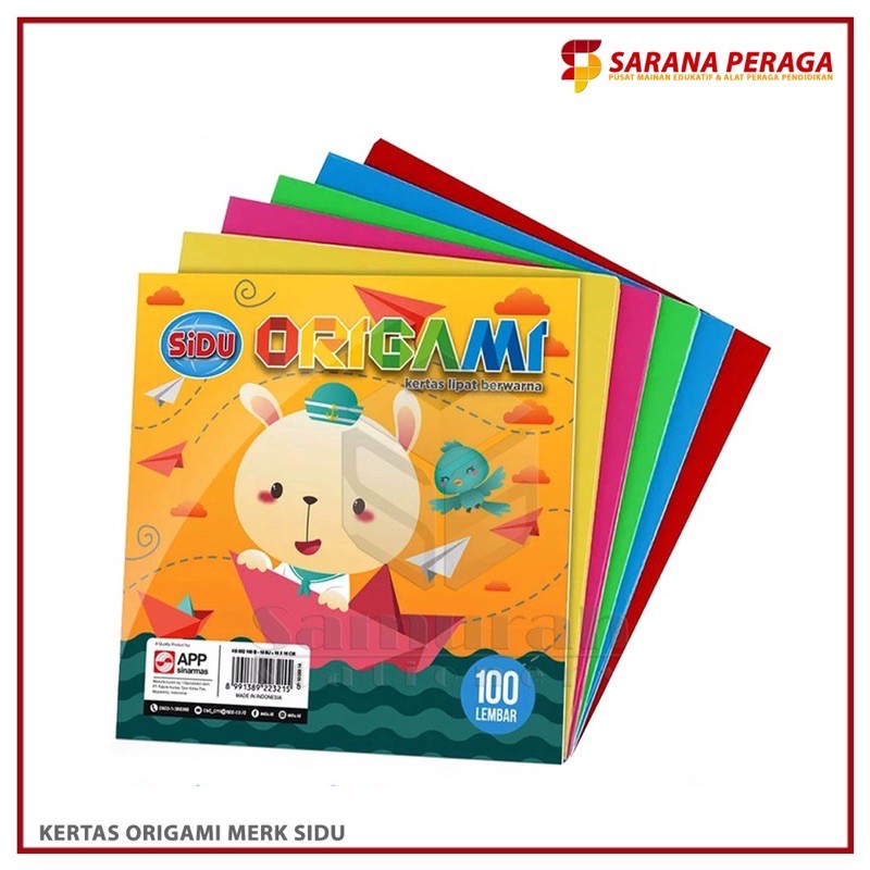 

SaranaPeraga - Kertas Origami Sidu / Kertas Origami Warna-Warni / Kertas Lipat Origami - Mainan Edukasi Anak
