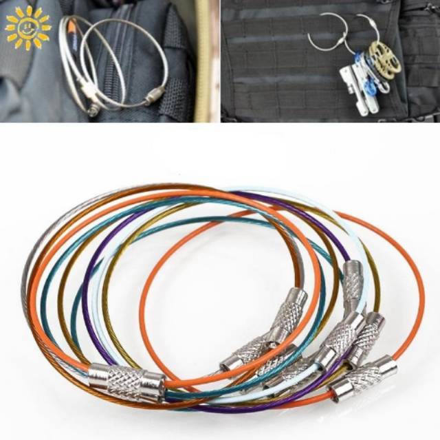 Kawat gantungan kunci warna warni key holder Shopee Kawat gantungan kunci warna warni key holder Shopee