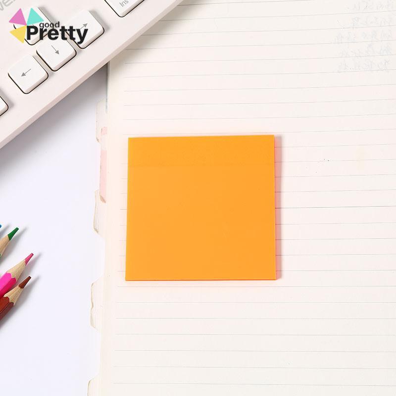 50PCS Stiker Transparan Fluorescent Tanpa Cover - PD