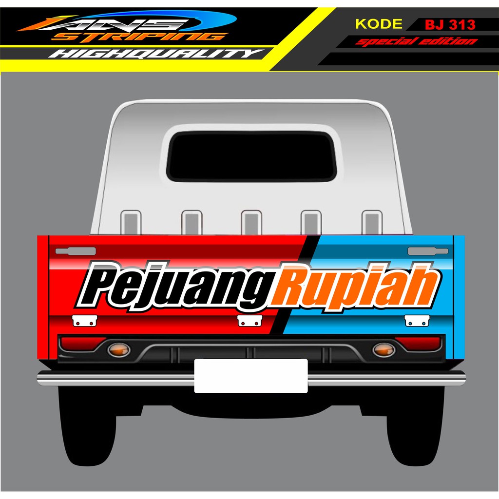 STIKER BAK BELAKANG GRANMAX / DECAL STICKER GRANMAX / STICKER MOBIL GRANMAX PICK UP