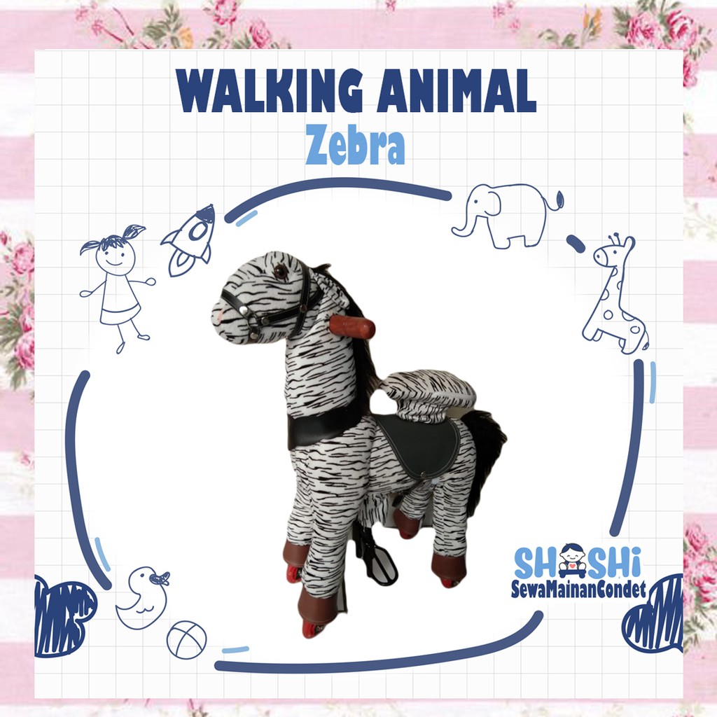 Sewa  Walking Animal Zebra