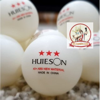 100 Bola Pingpong Tenis Meja HUIESON 40+ ABS New Material [PUTIH]