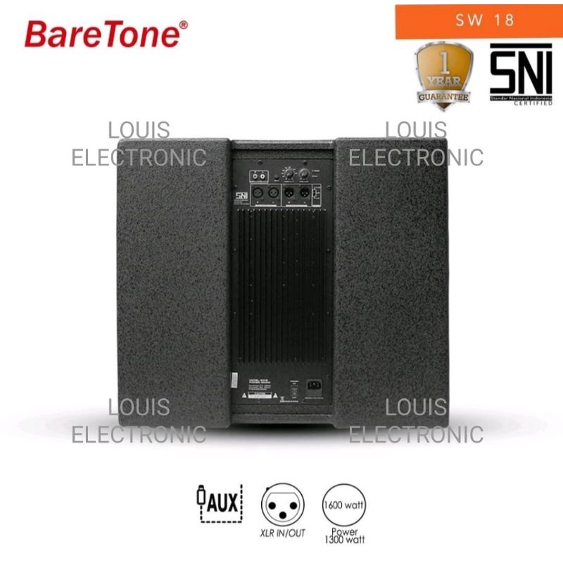 Subwoofer Aktif BareTone SW18 SW18 18 Inch ORIGINAL