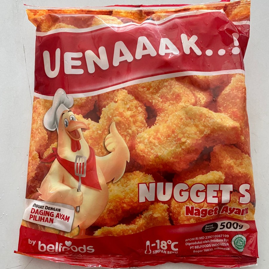 Belfoods Nugget S 500GR - FROZEN FOOD