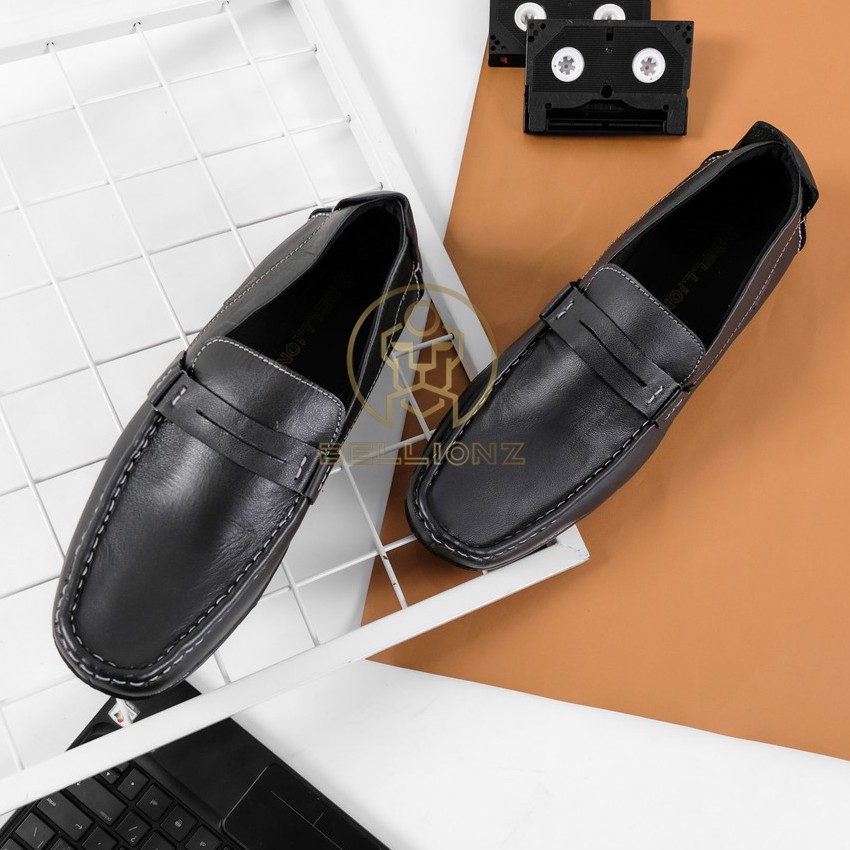 COD - SEPATU PANTOFEL PRIA KULIT ASLI - PANTOFEL PANSUS FORMAL - BELZ X JASPER ST4R-7