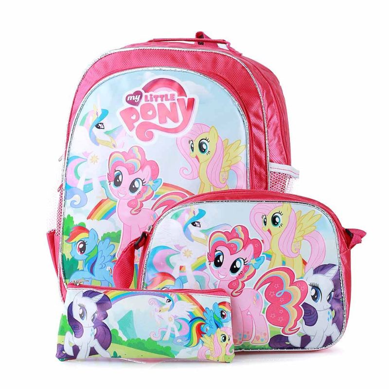 Tas Backpack Anak Perempuan Terbaru | Ransel Anak Sekolah PAUD TK SD Karakter Little Pony Cantik