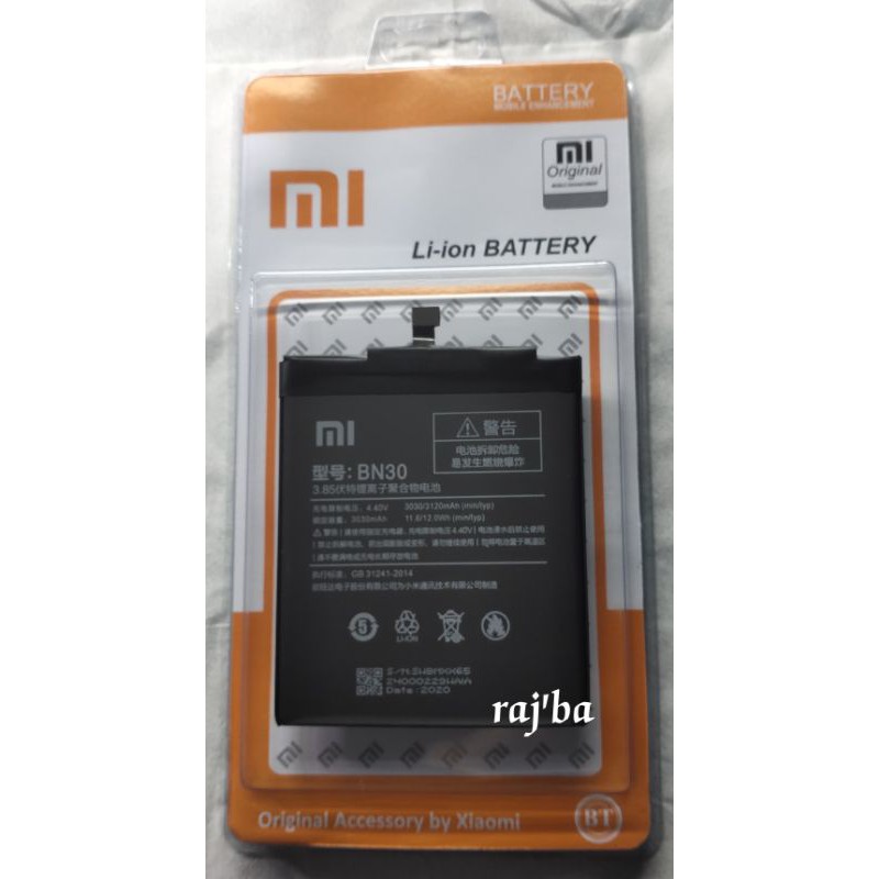 BATRE XIAOMI REDMI 4a BN30 ORI 99%
