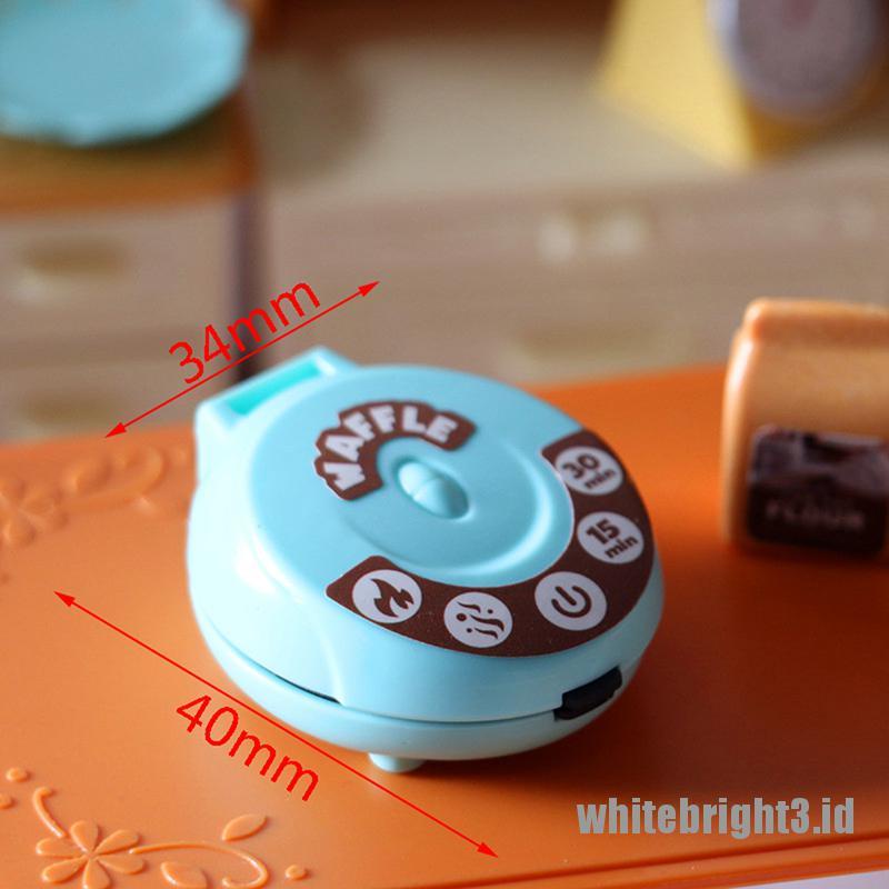 (white3) Mainan Miniatur Oven Elektrik Untuk Dekorasi Rumah Boneka