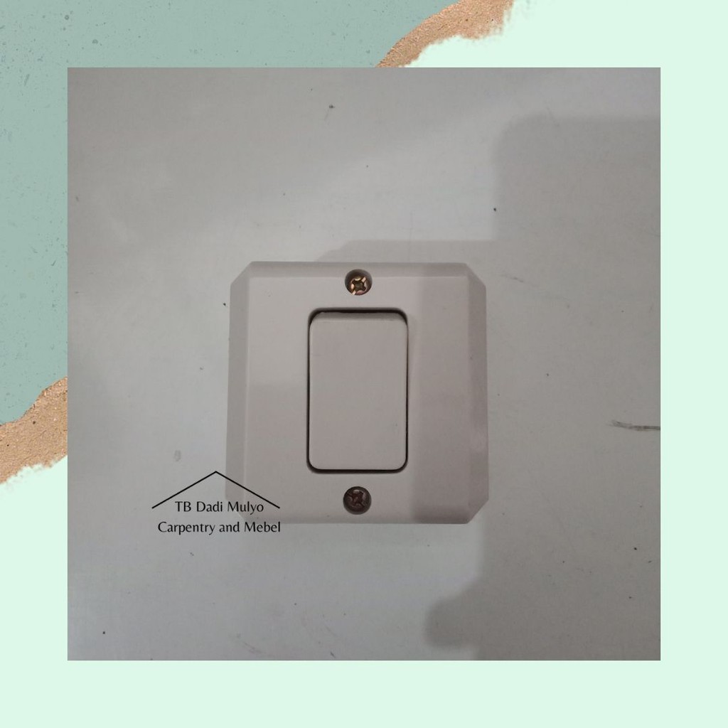 Saklar Listrik Tunggal / Saklar Listrik Broco / Saklar Tempel