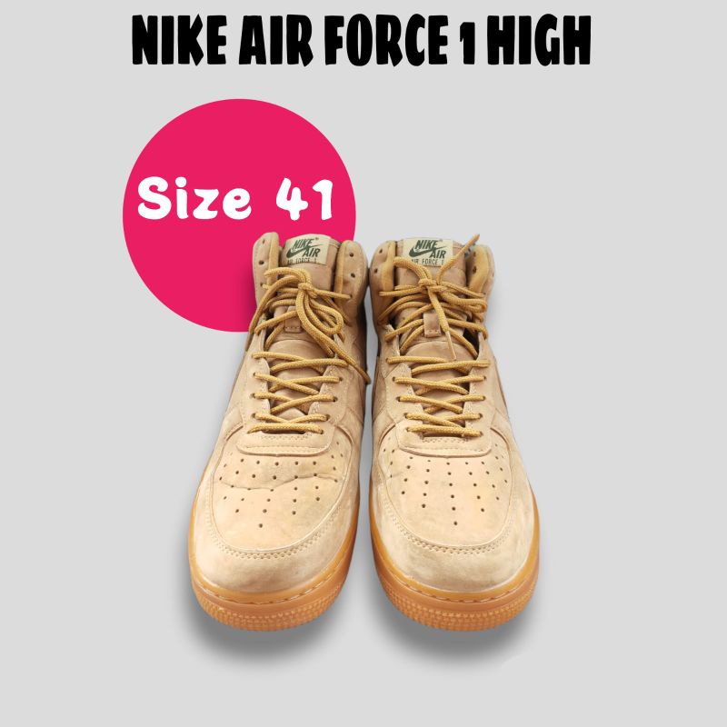 Nike Air Force 1 High Brown Size 41