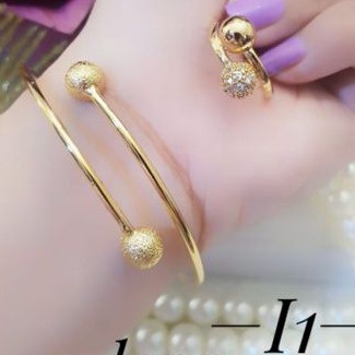 Xuping Set Gelang dan Cincin Wanita G3341n