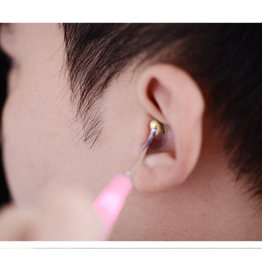 Alat Korek Kuping Dengan Lampu LED Baby Earpick Ear Cleaner Flashing + dengan Box