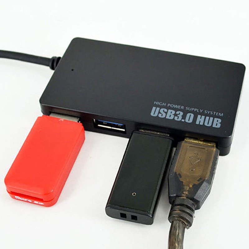 Hub Splitter 4 Port Usb 3.0 Kecepatan Tinggi