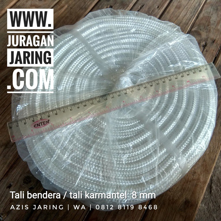 

Tali Karmantel 6 mm tali bendera per roll