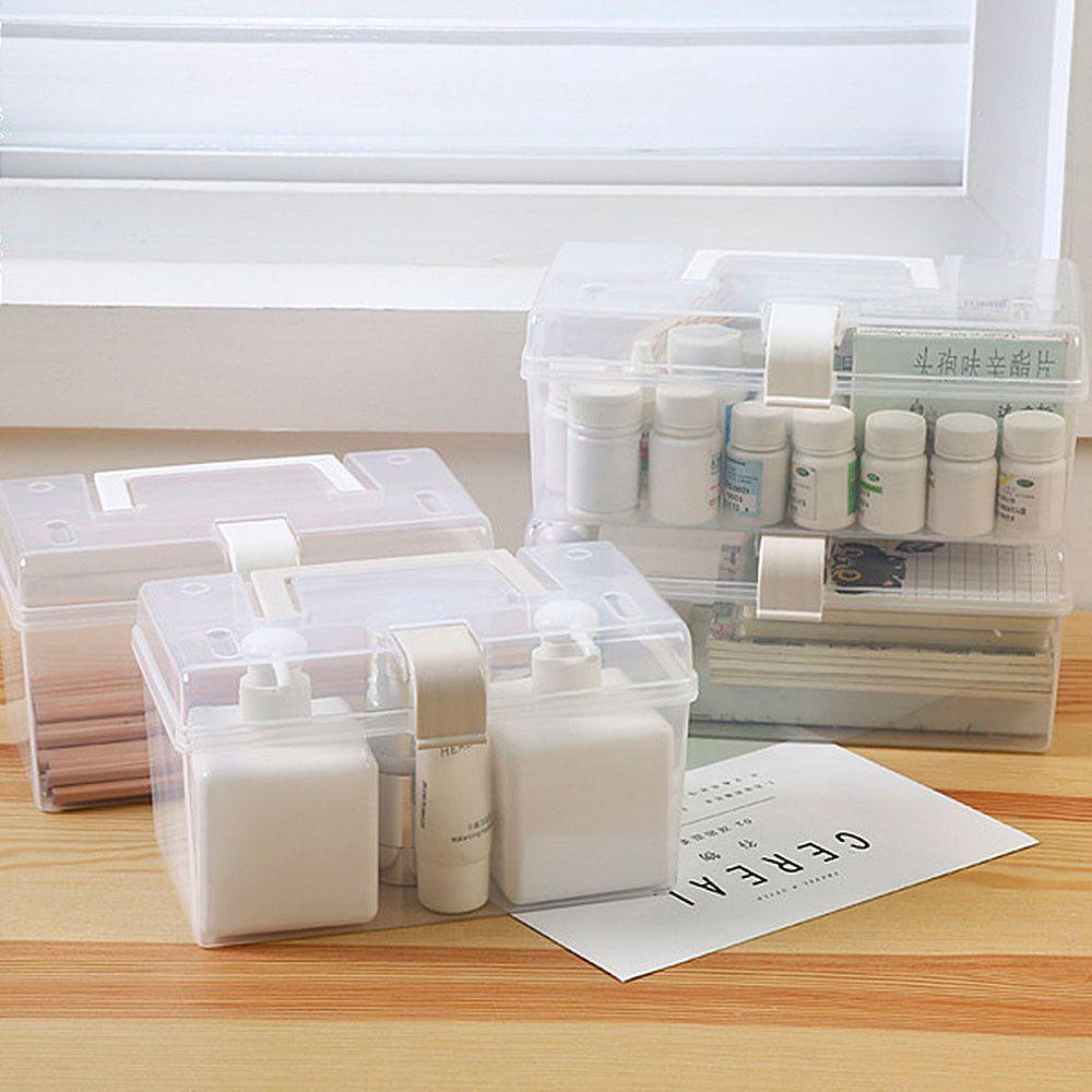 Solighter Kotak Penyimpanan Portable Tahan Air Rumah Tangga Obat Dada