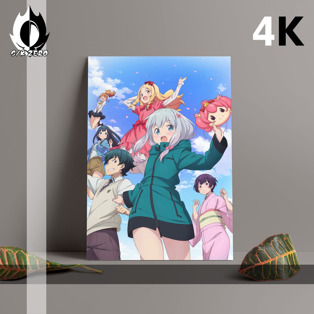 Poster size A3 Anime Paling Lengkap - Eromanga Sensei (4K)