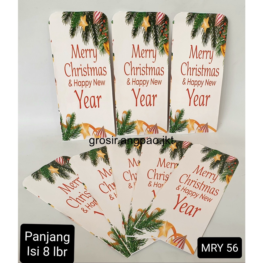 

ANGPAO NATAL ANGPAU MERRY CHRISTMAS HONGBAO AMPLOP NATAL UKURAN PANJANG MURAH MERIAH FREE ONGKIR READY