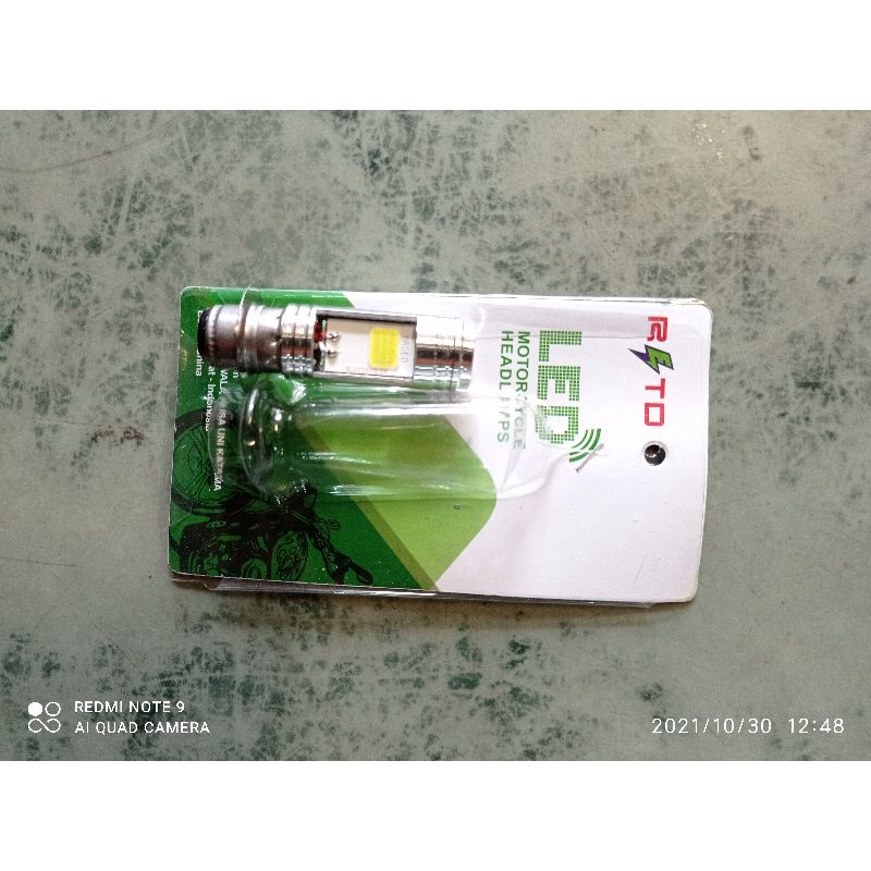 bohlamp depan Led 2 sisi motor bebek dan matic