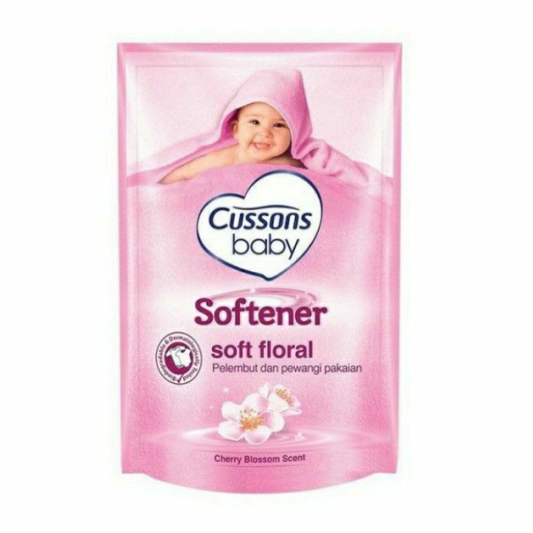 Cussons Baby Softener Mild &amp; Gentle, Soft Floral - Cussons Pelembut &amp; Pewangi Pakaian Bayi 1500ml