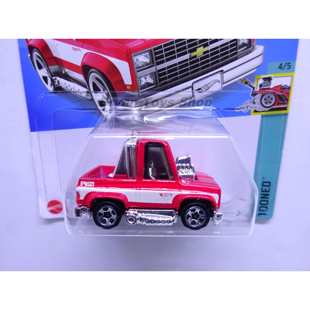 Hot Wheels Toon'D 83 Chevy Silverado Merah