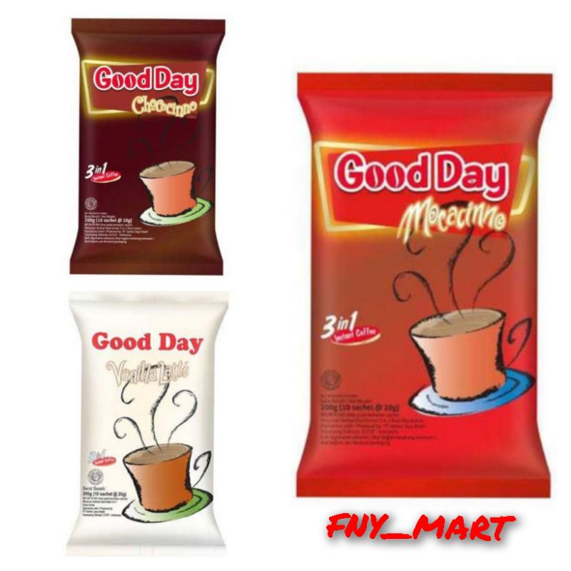 

Kopi Good Day Renceng 10 x 20gr