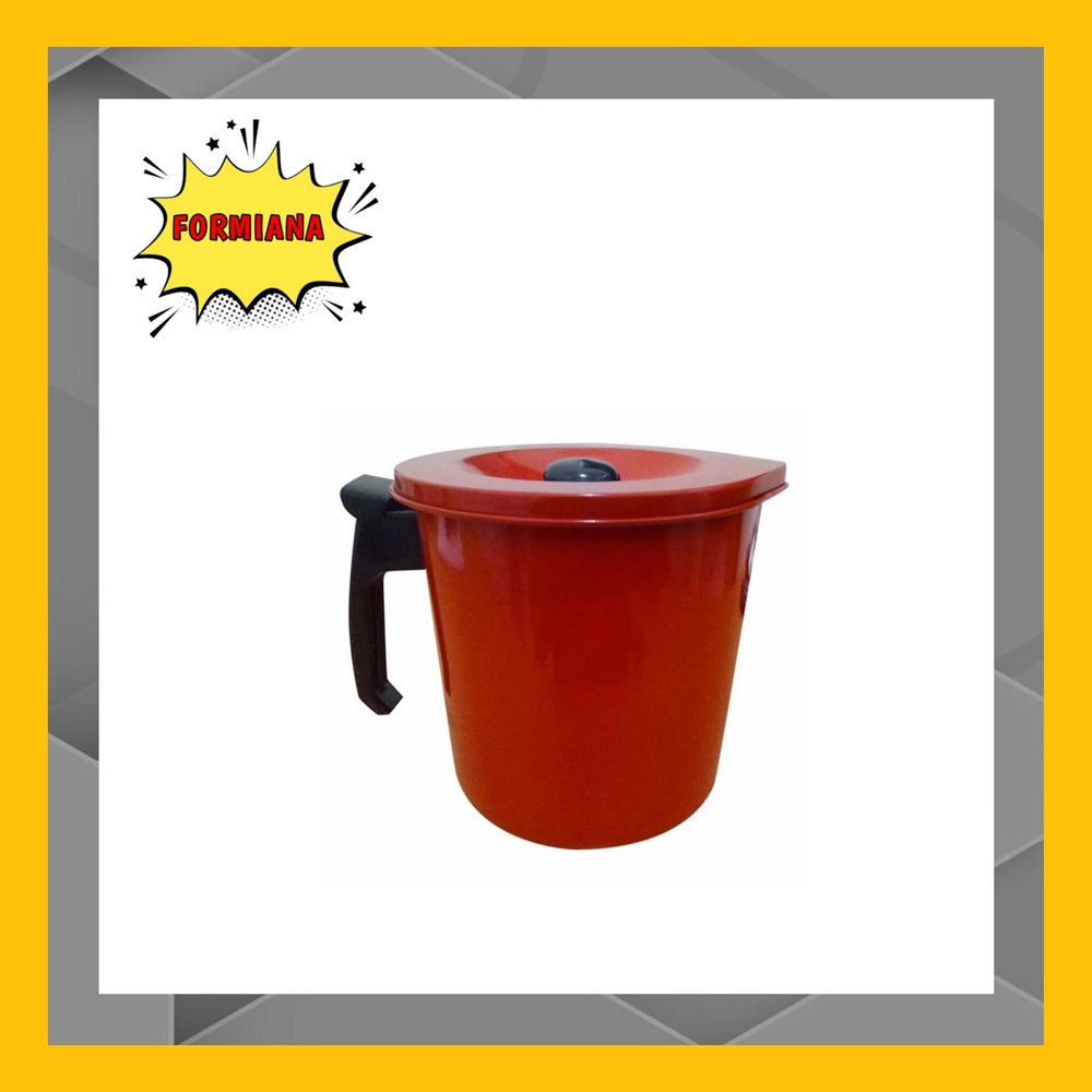 FM - Tempat Penyaring minyak Oil Pot Stainless Steel 1200 ml