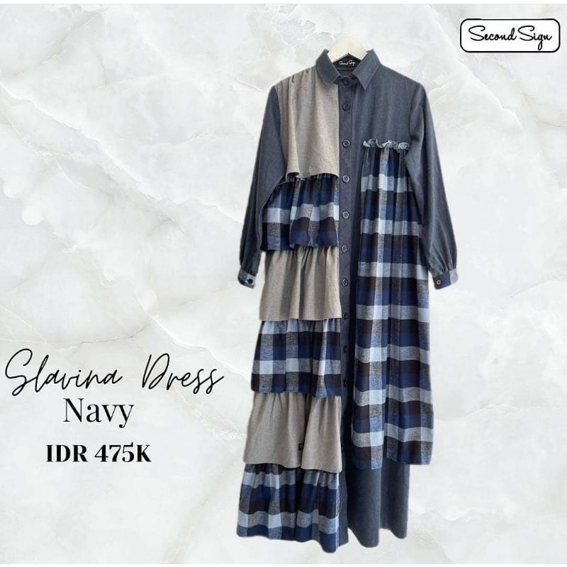 New slavina dress by second sign