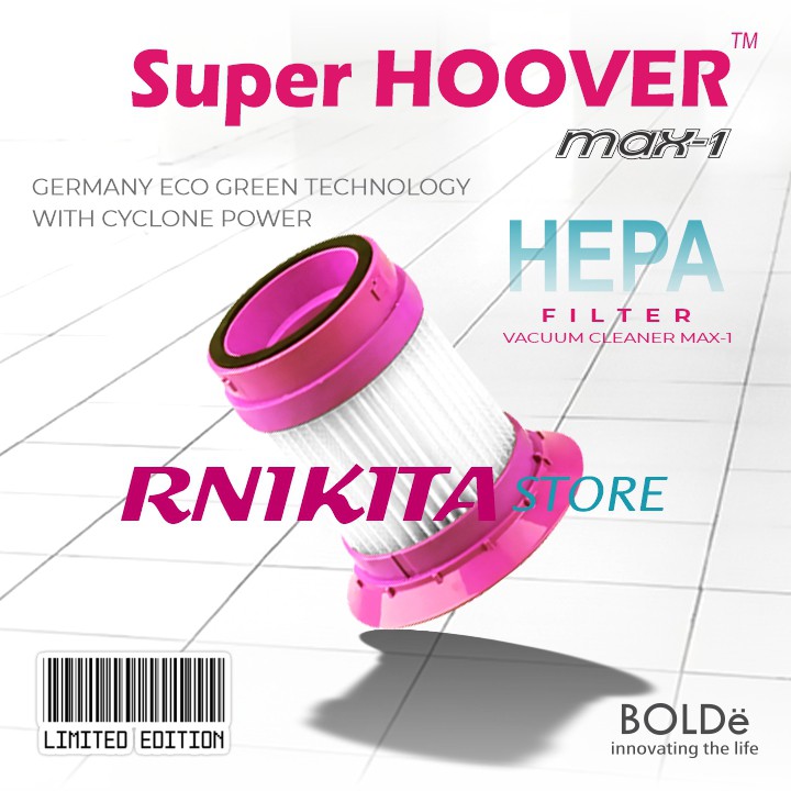 FILTER HEPA BOLDe SUPER HOOVER MAX ONE - Sparepart Vacum Cleaner