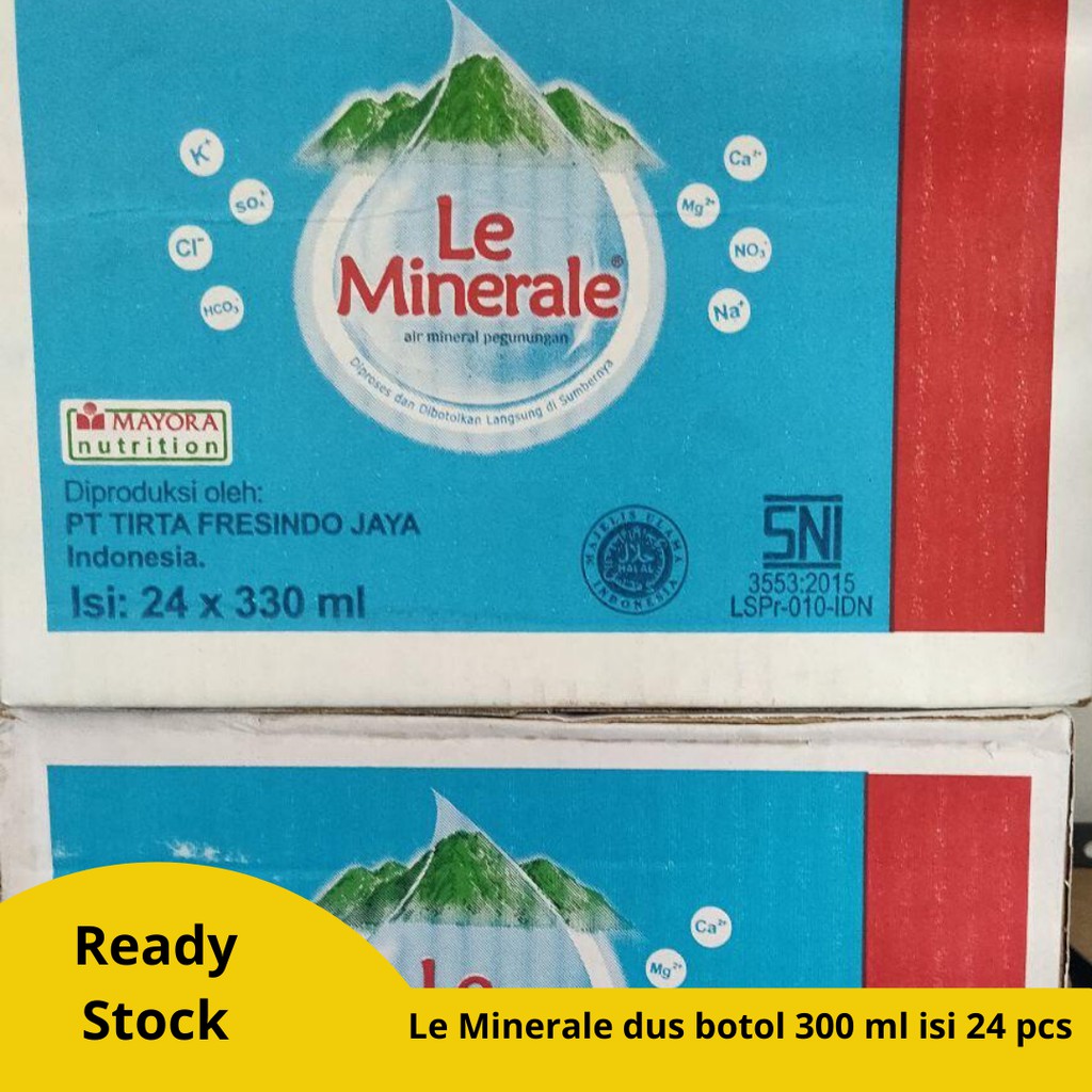 

Le Mineral 330ml Dus