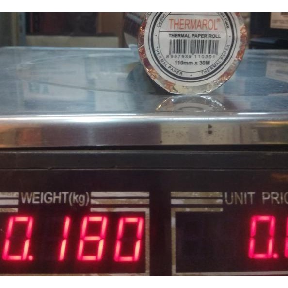 

♂ Kertas Thermal / Thermal Paper - Thermarol - 110mm x 30Meter ℮