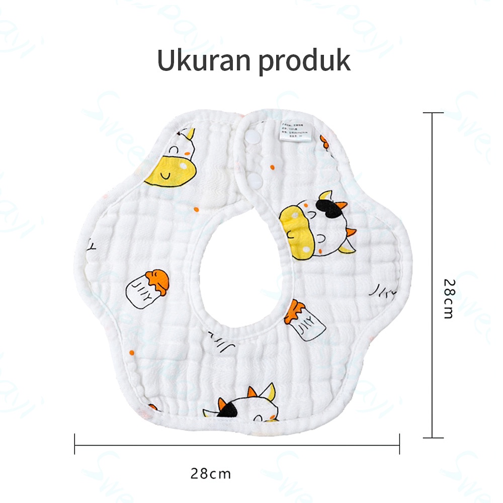 Sweetybayi Baby bib motif lucu sleber air liur celemek bayi