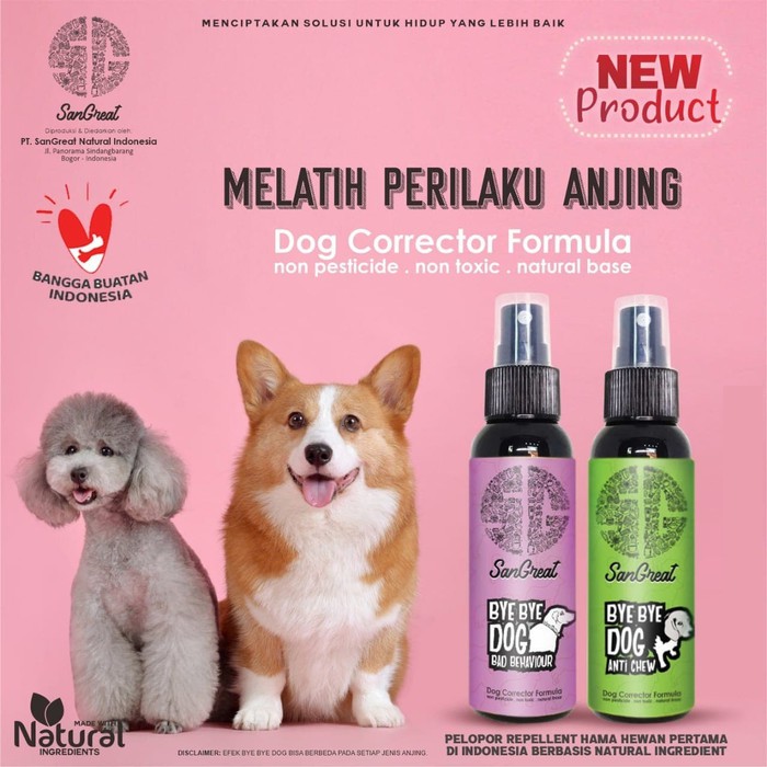 SanGreat Bye Bye Dog Gel Repellent Anjing Bad Behaviour 100 gr