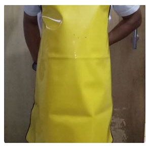 APRON PVC KUNING P. 100 x L. 70 - Kuning