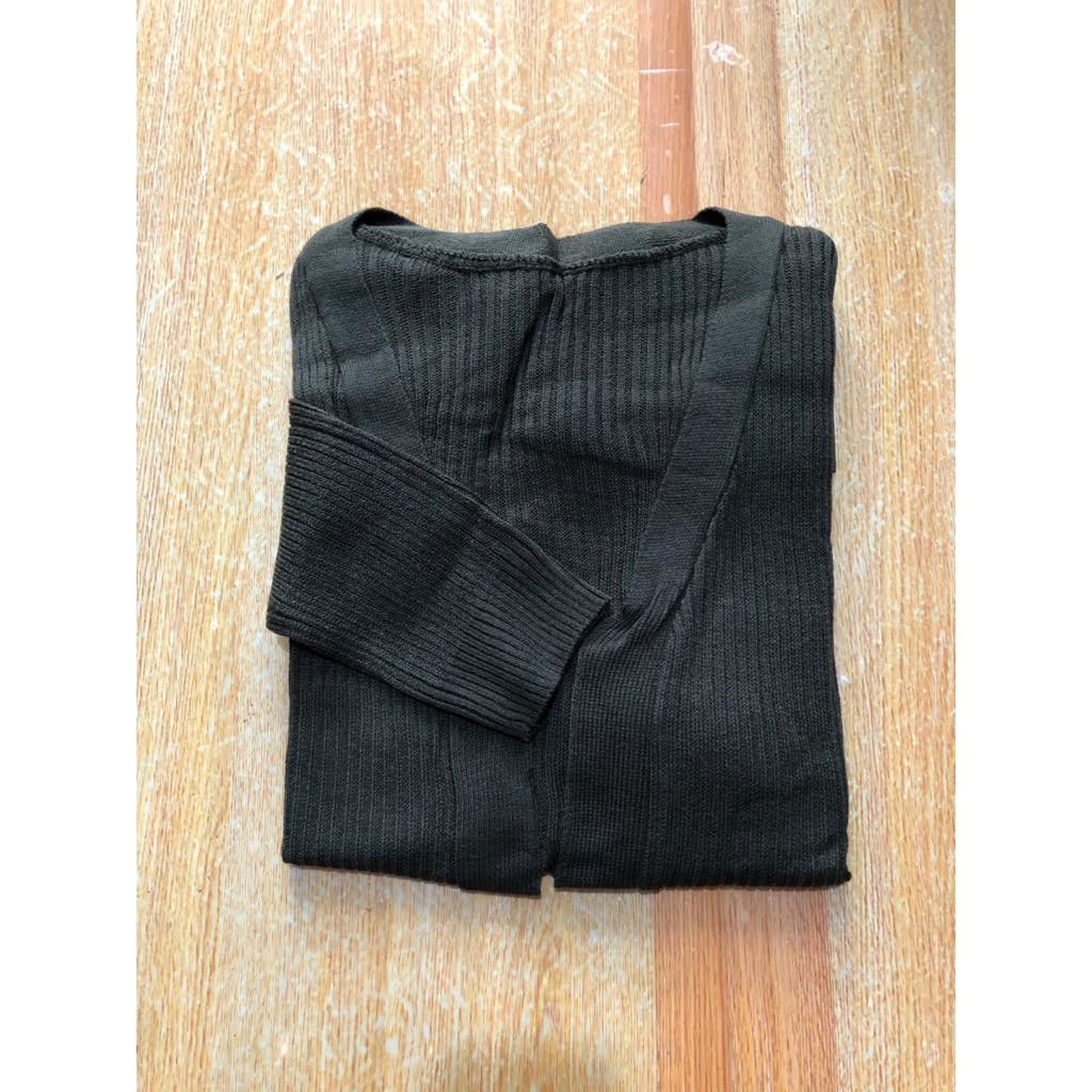 Long Cardigan / BELLE / Oversize Cardy / Atasan Long Cardy Rajut / Outwear / Kardigan Wanita-Hijau Army