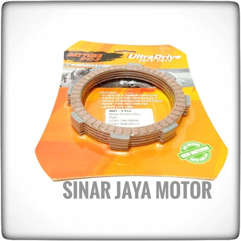 KAMPAS KOPLING DAYTONA SATRIA FU 150 5PCS