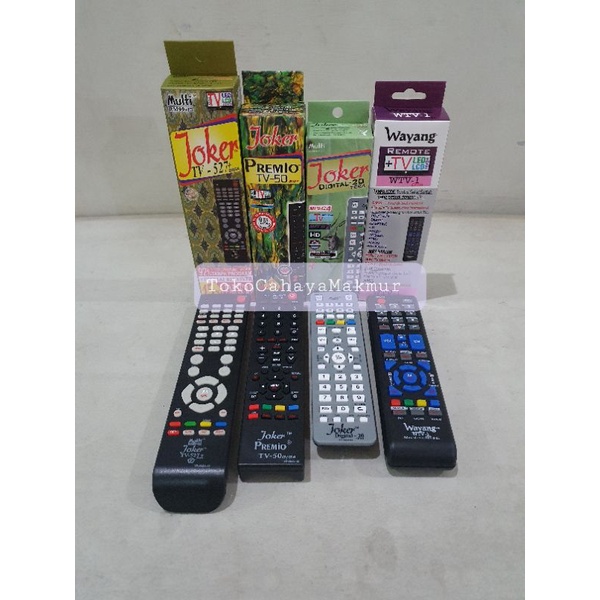 Remot Remote TV Multi/Premio / Remote TV Joker/Wayang/Digital LED/LCD