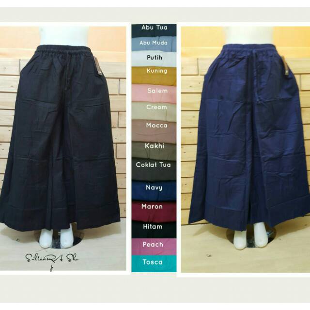  Celana  Kulot  Katun Rami XXXL Super Jumbo  model  Payung 