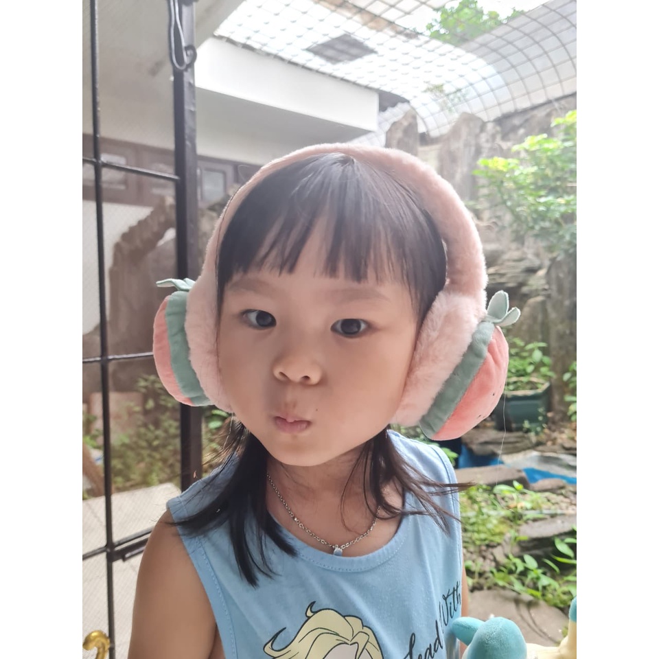 Earmuff Tutup Telinga Musim Dingin Earwarmer Karakter fruits