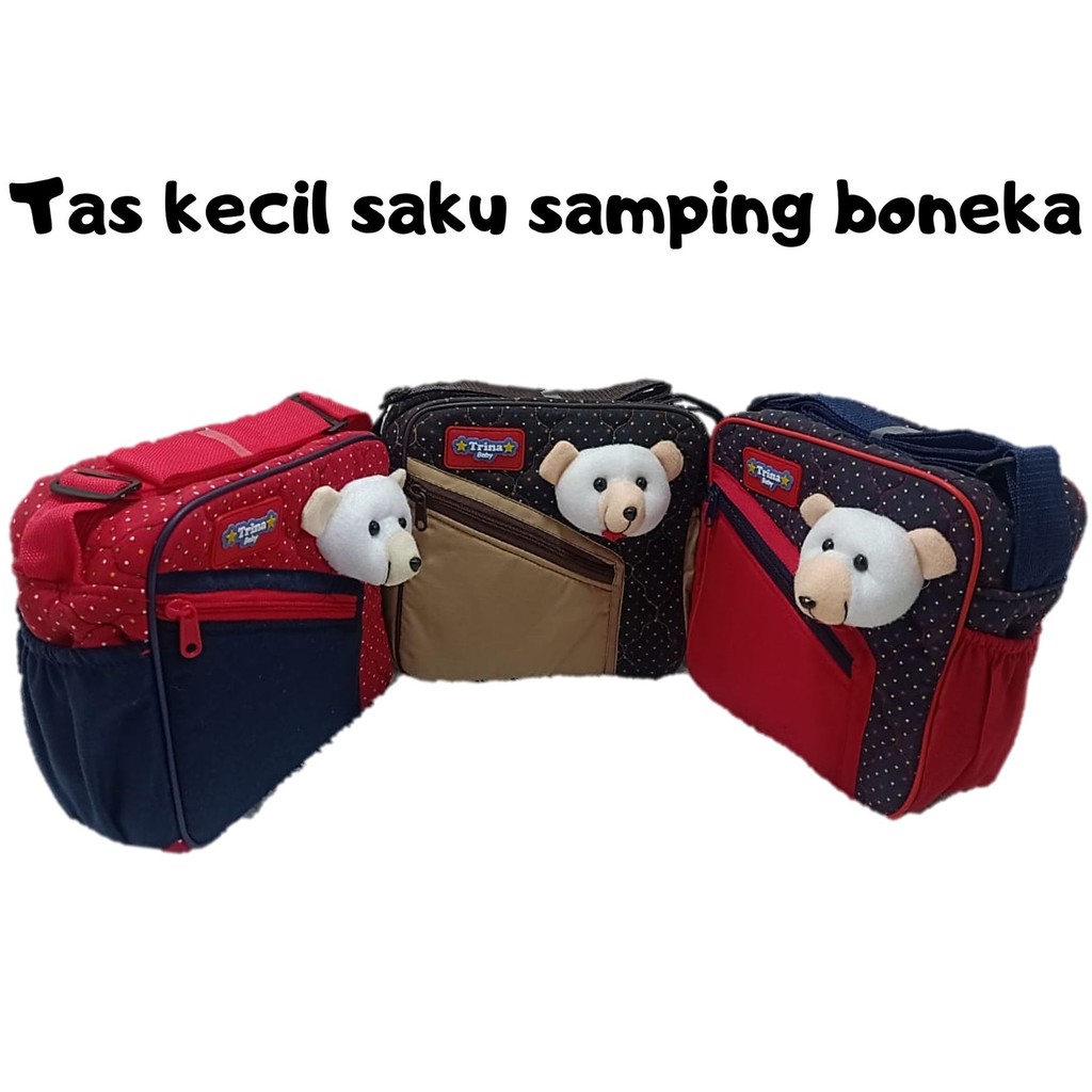 Tas bayi kecil boneka variasi saku samping termurah