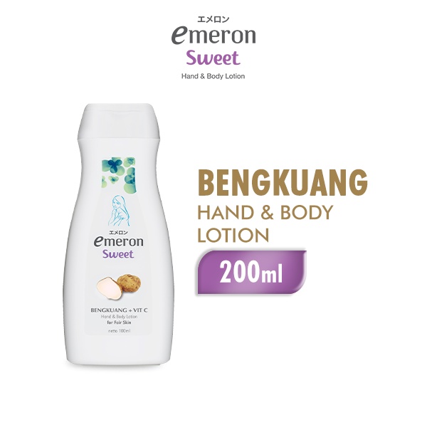 EMERON SWEET Hand & Body Lotion Bengkuang Botol 200ML