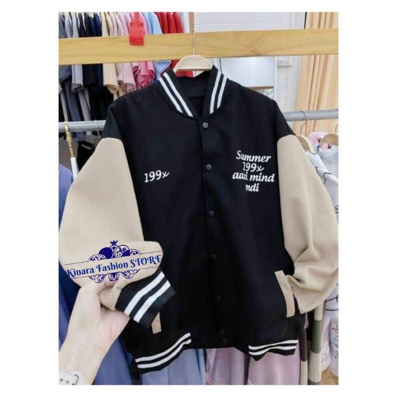 SUMMER 199X 2XL 3XL Jacket Baseball Varcity Oversize | Outerwear Pria Wanita Fashion Terkini Korean Style