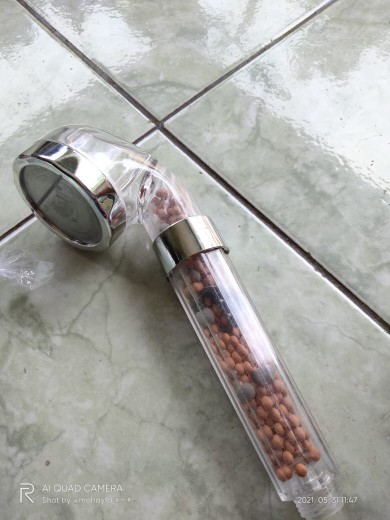 Kepala Shower Filter Aerator 4in1 Mineral Ion Pressure Shower Head Spa Bonus Selang