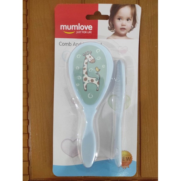 Sisir dan Sikat Bayi 2 in 1 Mumlove GAMBAR RANDOM