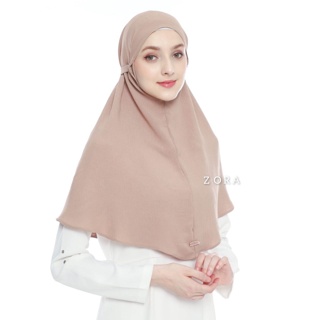 ZORA - Salwa Bergo Crinkle Airflow - Hijab Wanita