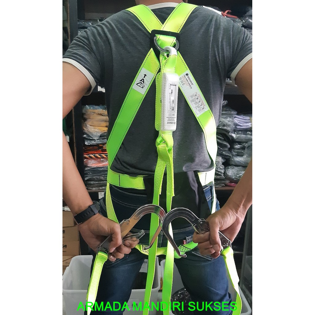 Full Body Harness Double Hook | Safety Belt Double Hook