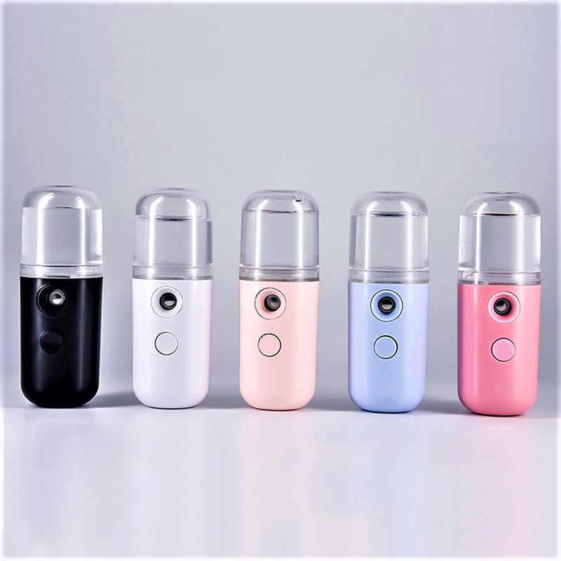 Nano Spray Sticker Wajah Semprotan Wajah Pelembab Wajah Face Mist Sprayer USB Portable Charger Nano Spray Anak Murah