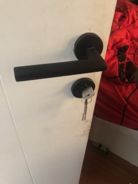 Set Black Series Dekkson Handle + Body Mortise + Kunci Silinder Black