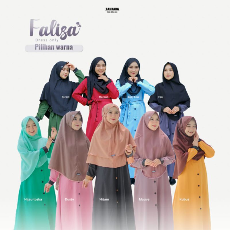 GAMIS FALISA BY. ZAHRANA INDAH //HIJAB SYA'REE SHOP