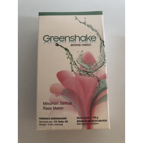 Greenshake Aroma Melon, PELANGSING BADAN, DETOX