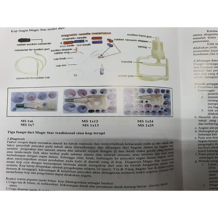 Termurah MagicStar Alat Bekam isi 12 / Kop Angin / Hijamah Cupping Therapy Paling oke